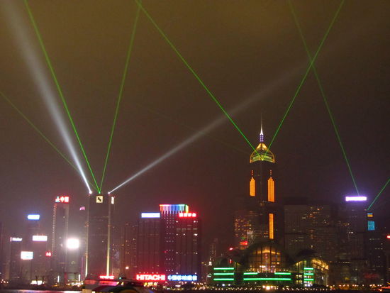 Die abendliche Lightshow