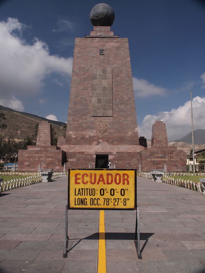 Mitad del Mundo, das neue Denkmal