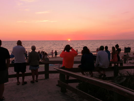 Sonnenuntergang am Bonita Beach