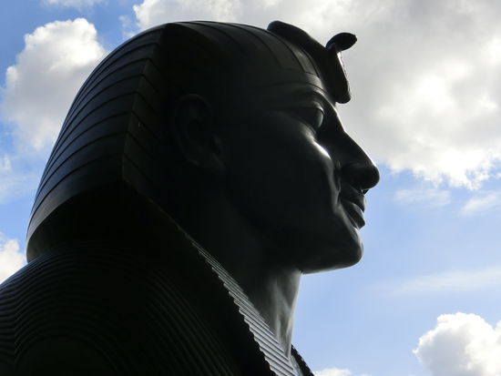 Sphinx, die Cleopatra´s Needle bewacht