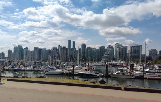 Downtown Vancouver vom Stanley Park aus