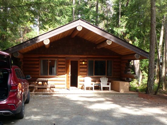 Unsere Hütte im Tigh-Na-Mara Resort