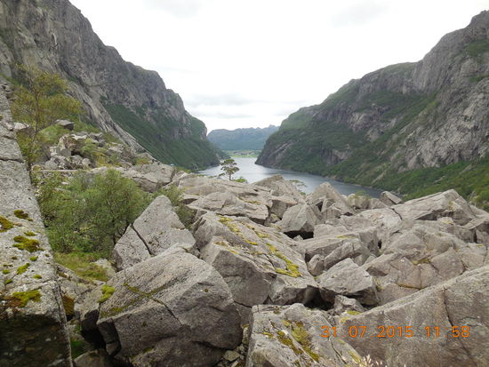 Gloppeldalsura, auf Deutsch... Geröllfeld