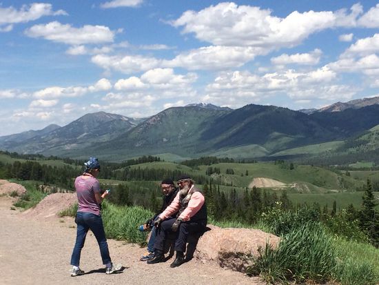 Richi aus Zürich und Thomas aus Mannheim mit seiner Partnerin