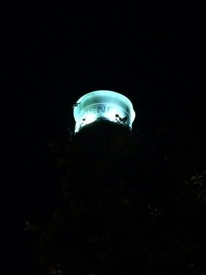 Unter dem Wasserturm!