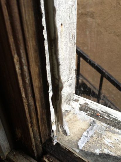 Aussicht, inkl "Lüftungsschlitz" unten rechts 