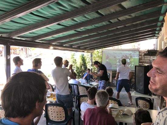 Die Franzosen haben gewonnen