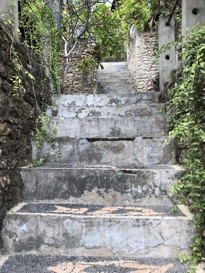 Ein Teil der 66 Stufen !