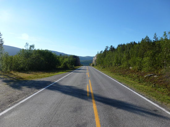 Auf der Fahrt Richtung Finnland