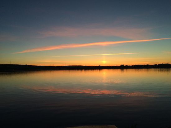 Dieses Bild konnte ich gestern Abend mit dem Handy machen, als ich auf dem Weg nach Rovaniemi war