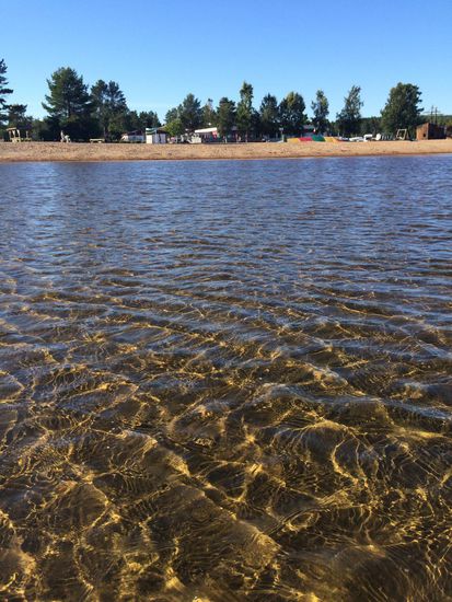 Der Beweis: Ich war im Wasser!