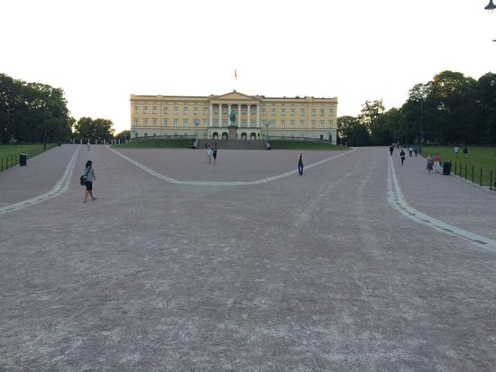Der Königspalast von Norwegen