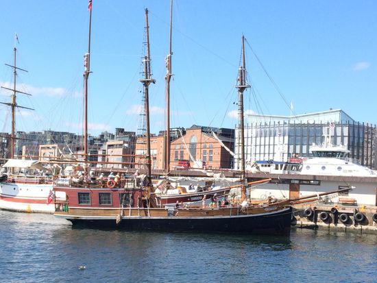 Am Hafen von Oslo