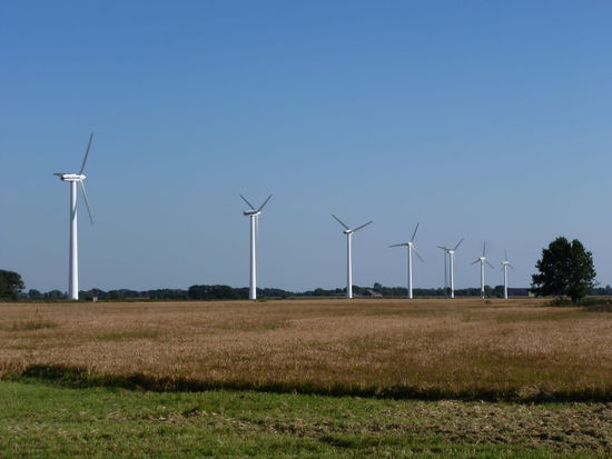 Schweden hat, wie auch Deutschland, sehr viele Windräder. Immer wieder faszinierend