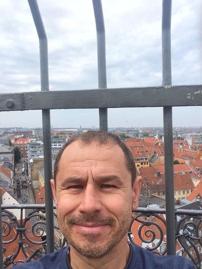 Selfie, oben vom Rundturm