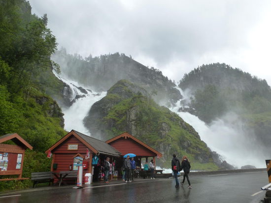Latefoss. Ein unglaublich schöner Wasserfall