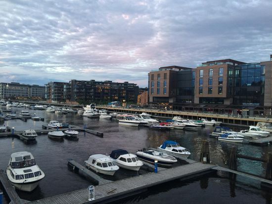 Trondheim um etwa 22.00 Uhr