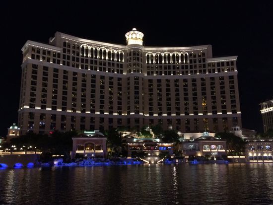 Das Bellagio mit dem berühmten Wasserspiel