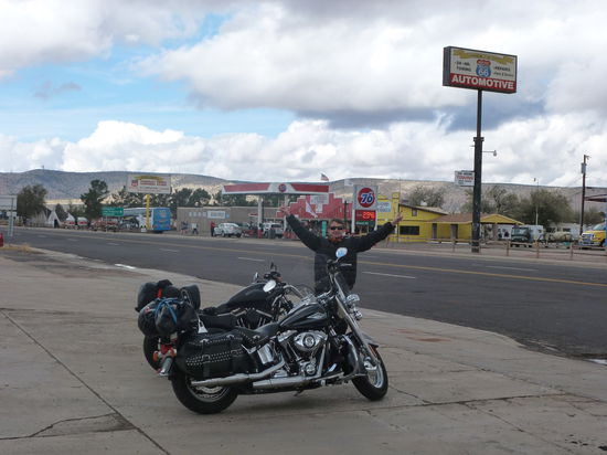 Here I am.... in Seligman.... 