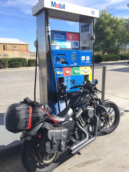 Nicht einfach, das System der amerikanischen Tanksäulen heraus zu finden....