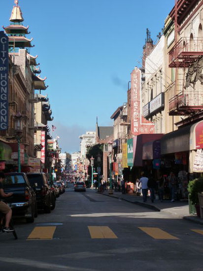 Chinatown in San Francisco. Sehr imposant  