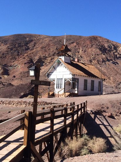 Das Schulhaus von Ghost Town