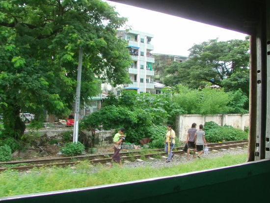 Ich setze mich ans Fenster und schau stundenlang hinaus.