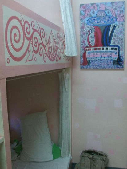 Die erste Nacht verbringe ich in einem Sechsbettzimmer für 10 USD.