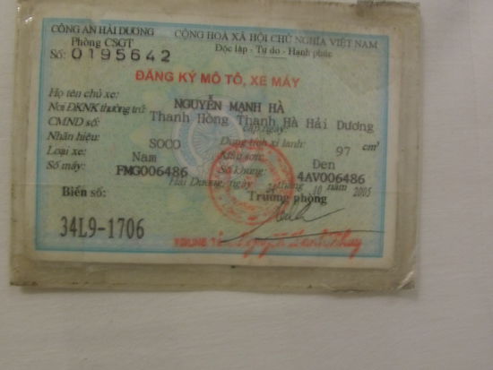 Die Bluecard, so was wie der Kfz - Brief