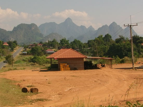 In Vieng Thong suche ich mir ein Hotel.