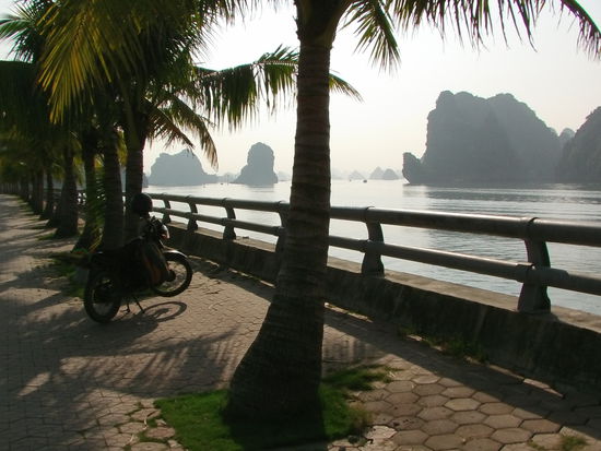 In Vietnam habe ich ein altes Motorrad gekauft und bin damit durch das Land gefahren.