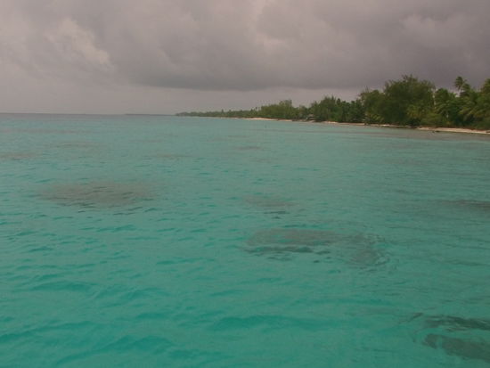 Das Wetter ist etwas trüb und windig