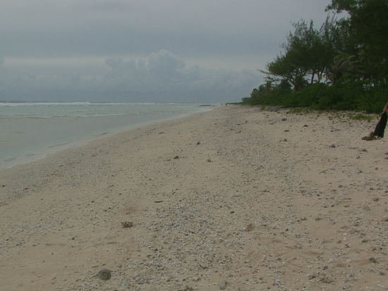 Dennoch kann man die Schönheit der Südsee an einsamen Stränden erleben.