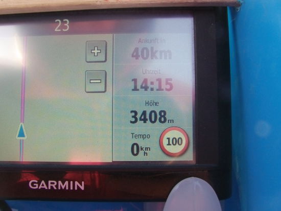 Die Luft wird langsam dünner.