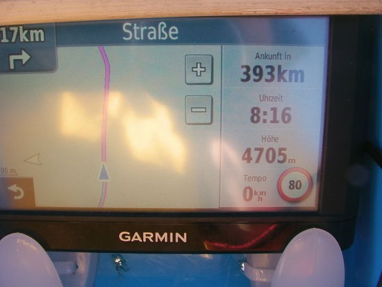 Es ging nochmal 100m höher.