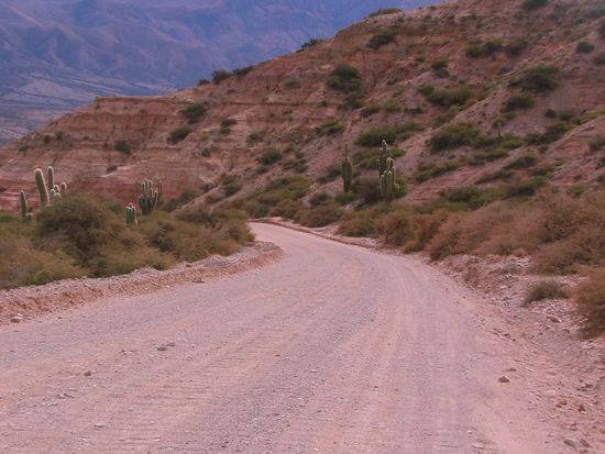 Es geht meistens über Schotterpisten,