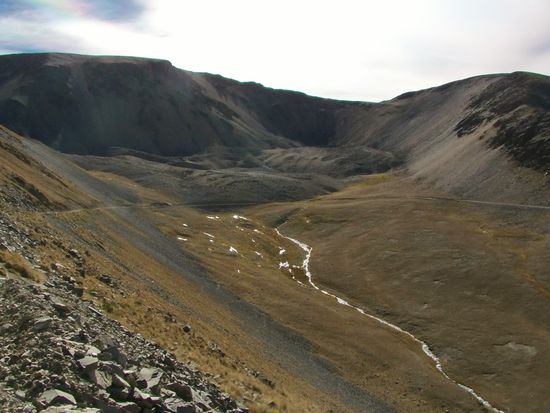 Ich fahre wieder durch eine faszinierende Landschaft.