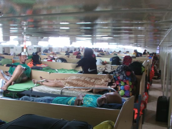 Man kann auch den Schlafsaal nehmen, das macht aber preislich kaum einen Unterschied.