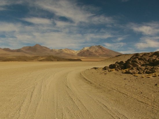 Abschnitte mit teilweise tiefen Sand