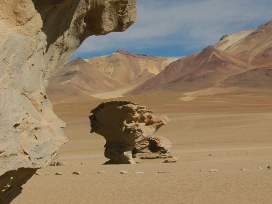 Ich bin der Einzige hier. Auf die Touristenjeeps treffe ich erst später.