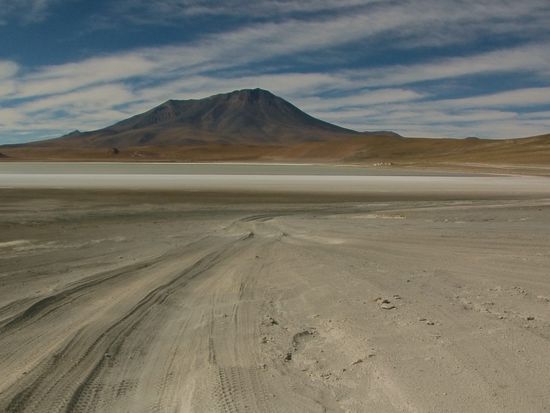 An dieser Laguna befindet sich eine Ecolodge,