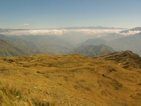 Auf dem Pass in 4300 m Höhe