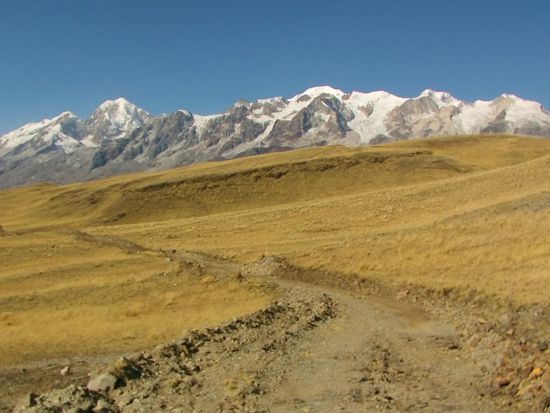 Ich fahre etwas Querfeldein