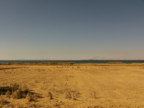 Das erste Foto in Peru. Ich fahre nach Puno, wo mich die schwimmenden Dörfer erwarten.