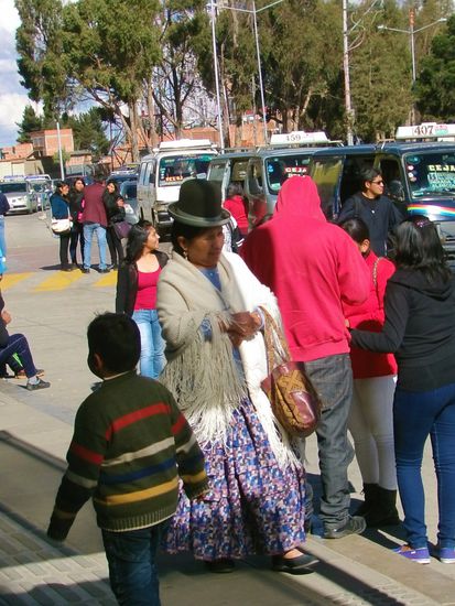 In Bolivien dominiert das Traditionelle neben dem Neuen.