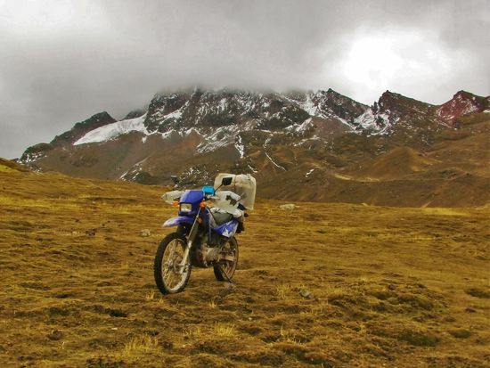 Ich fahre noch ein Stück Off Road. Es ist wolkig, aber einfach nur WOW!
