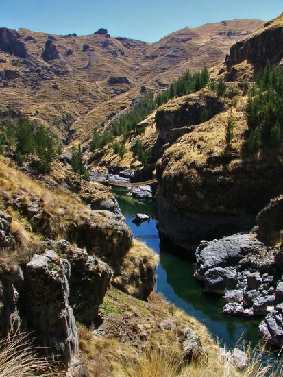 Von der Autobrücke kann man auch das eigentliche Objekt der Begierde sehen.