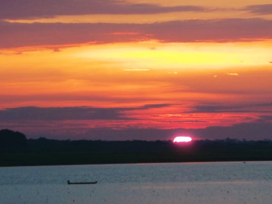 Der Amazonas verabschiedet sich.