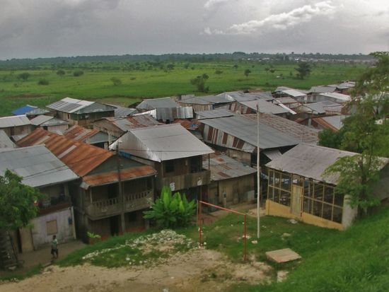 Rechts  die Promenade, Links die Slams