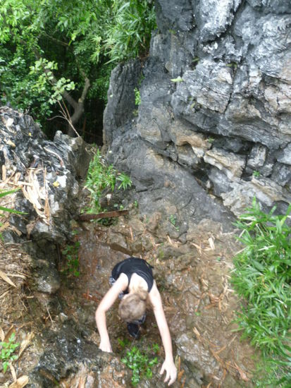 Mehr Klettern als Wandern...